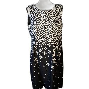 Ralph‎ Lauren Elegant Black and White Sleeveless Dress 14